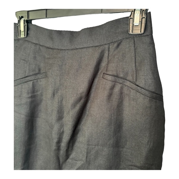 The Limited Black Linen Blend Pencil Skirt. Knee Length. Lined. Size 6 - Picture 3 of 10